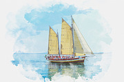 Realistic Watercolor Painting Effect, a Layer Style Add-On by liptouse (Thumbnail 5 of 9)