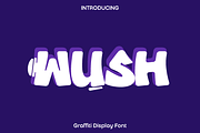 Wush - Graffiti Display Font, a Handwritten Font by Luna Shop (Thumbnail 1 of 6)