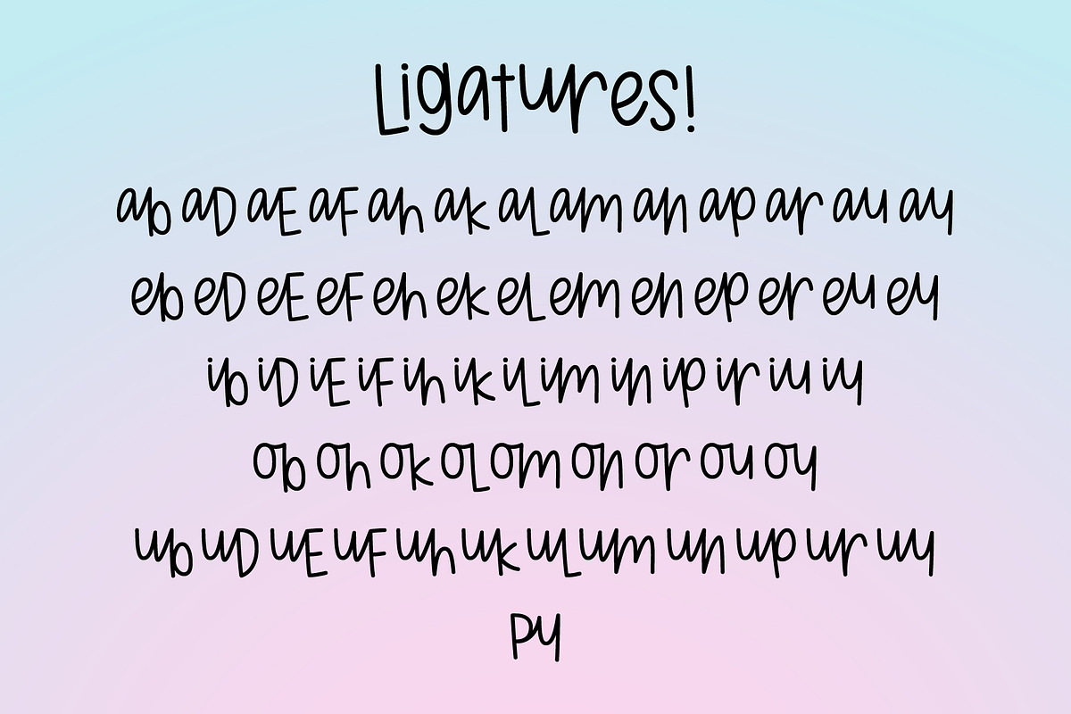 California Dreamin', a Handwritten Font by Miss Tiina (Photo 3 of 5)