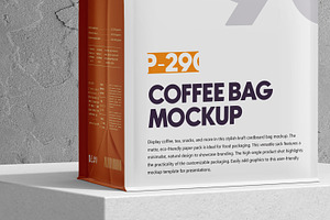 Coffee Pouch Bag Mockup