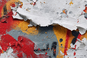 Peeling paint abstract wall, a Photo by Beautiful things
