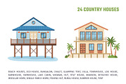 95 Urban, Rural, Municipal Buildings, an Object Illustration by IuliiaSavko (Thumbnail 4 of 14)