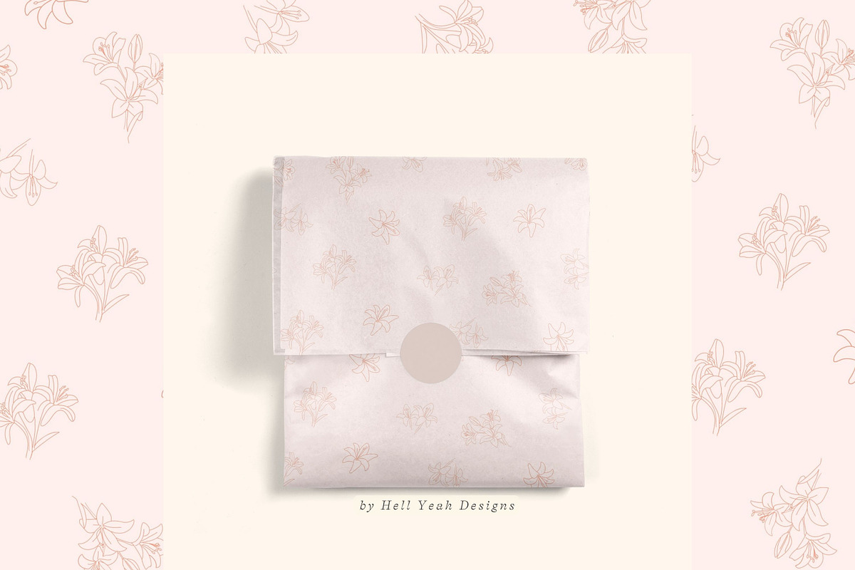 Monoline Flowers Bundle, an Object Graphic by Hell Yeah Designs (Photo 11 of 12)