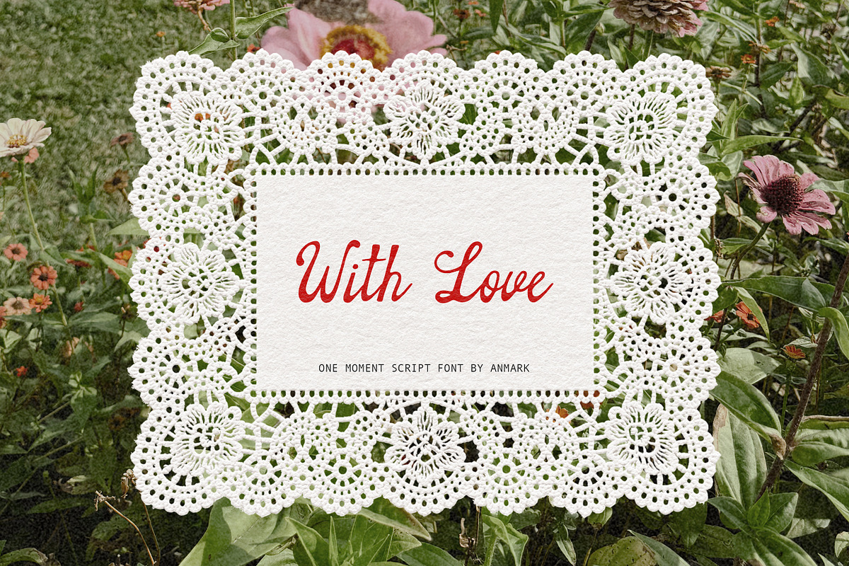 One Moment | Elegant Script Font, a Script Font by AnMark (Photo 10 of 11)