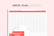 2025 Calendar Planner A4 A3 Formats, a Stationery Template by Takoyaki Shop (Thumbnail 4 of 4)