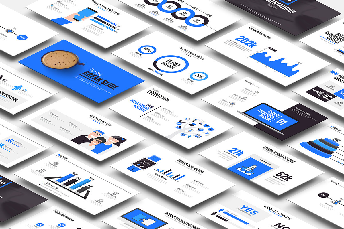 Presentation slide templates, a Presentation Template by Creative Graphics