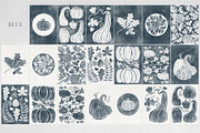 Autumn folk posters, a Wallpaper Graphic by Garden in frame (Thumbnail 7 of 12)