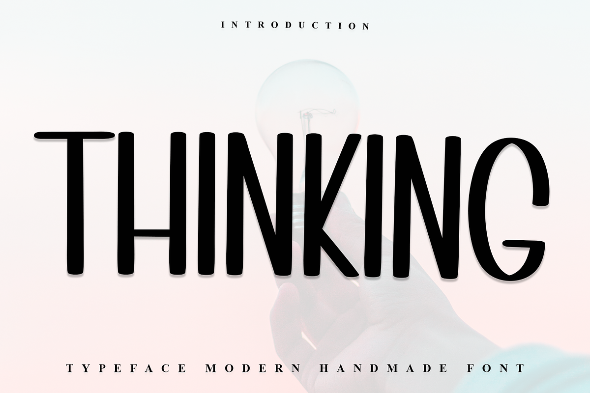 Thinking, a Serif Font by InermediaSTUDIO (Photo 1 of 7)