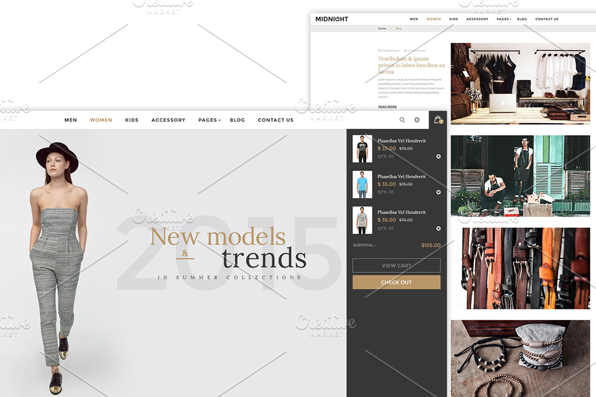 MidNight - Fashion eCommerce PSD, a Websites & App Template by EngoCreative.com (Photo 5 of 5)