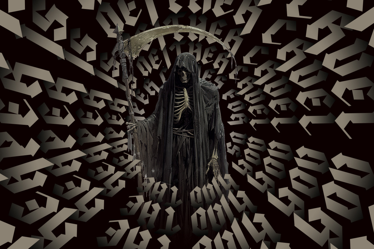 Maygers – Modern Gothic Blackletter, a Blackletter Font by RYS Design Studio (Photo 8 of 12)