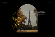 Bon Foyage - Vintage Modern Serif, a Serif Font by Dharmas Foundry (Thumbnail 2 of 15)