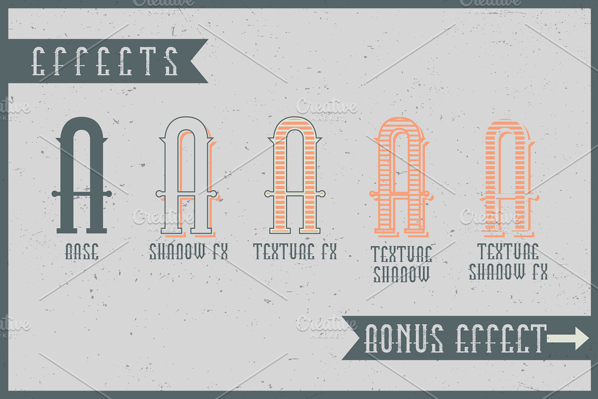Imperial label typeface preview 3