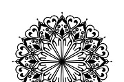 26 mandala vector background design, a Pattern Graphic by NJ Himel (Thumbnail 4 of 27)