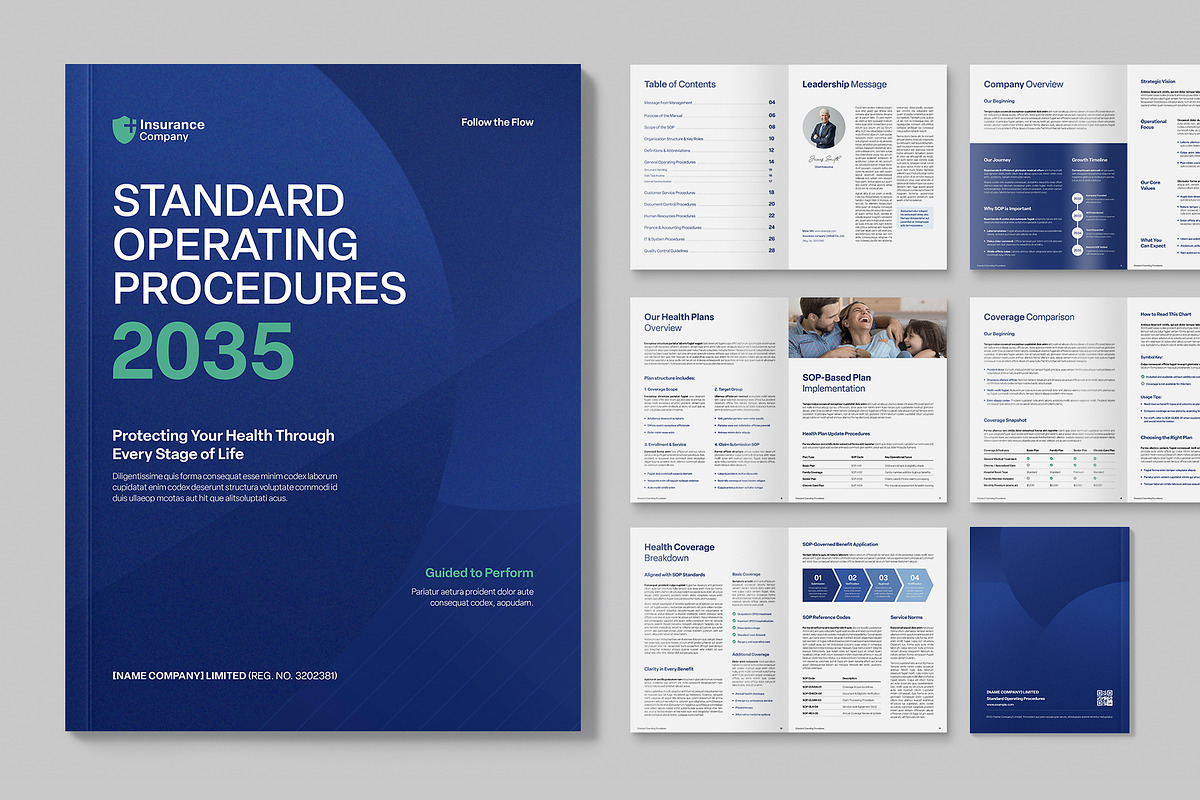 Standard Procedures Brochure Templat, a Brochure Template by BrandPacks