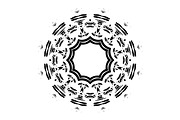 Artistic Mandala Vector Collection, a Decorative Illustration by NJ Himel (Thumbnail 35 of 101)