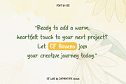 EF Baveno, a Handwritten Font by Zafara Studios (Thumbnail 5 of 6)