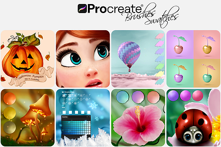 Cartoon Assets for Procreate
