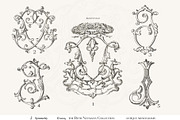 Antique Vintage Monogram Initial J, an Object Graphic by Antique Monograms (Thumbnail 4 of 4)