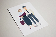 Senior couples in love set, a Person Illustration by Good Studio (Thumbnail 7 of 7)