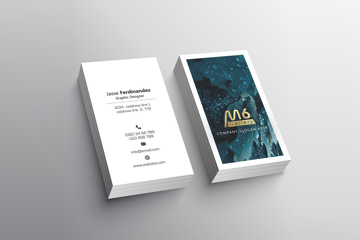 Unique 50 Business Card Bundle, a Business Card Template by M6 Gallery (Photo 124 of 151)