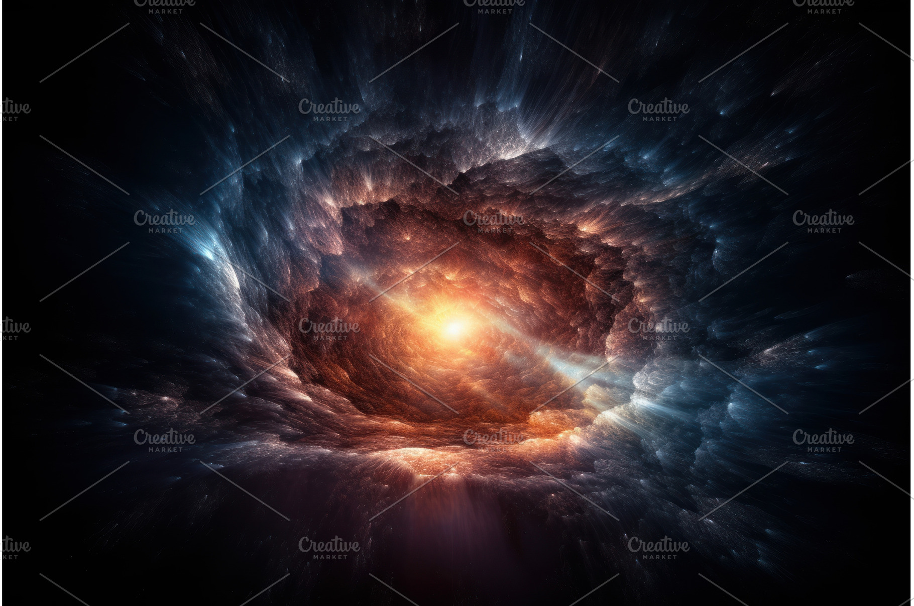 Birth universe space. Generate Ai, an Abstract Photo by Ylivdesign