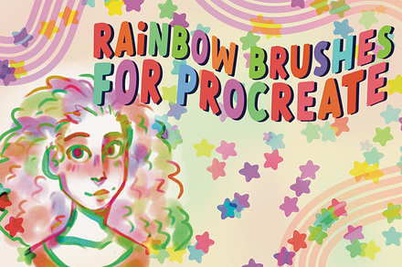 Rainbow Brushes for Procreate, a Brushes & More by pinkdrinksoul