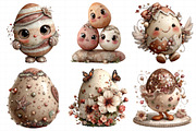 Whimsical Easter Egg Clipart, an Illustration by Daily.Designs (Thumbnail 7 of 7)