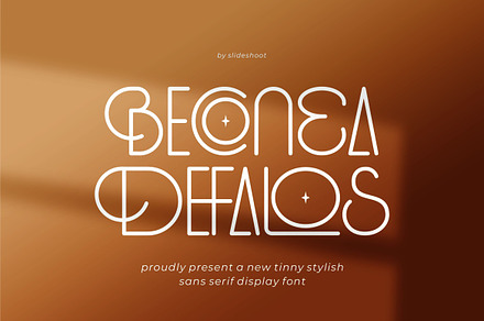 Beconea Defalos | Stylish Sans Serif