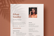 Modern Resume Template CV, a Resume Template by Theme Weavers (Thumbnail 1 of 5)