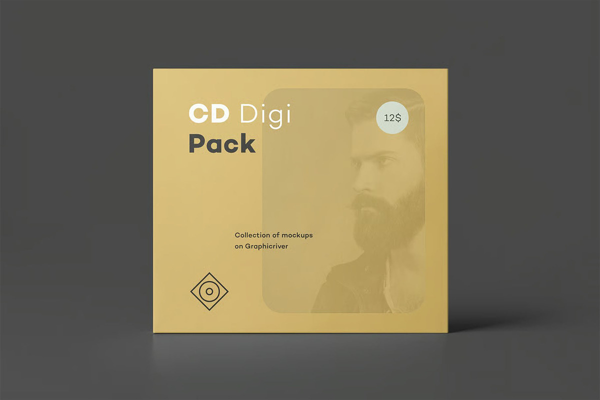 CD Digi Pack Mock-up, a Product Mockup by zippypixelstudio (Photo 15 of 15)