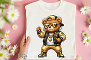 Hip Hop Girl Teddy Bear PNG, an Illustration by DreamArtGraphic (Thumbnail 3 of 4)