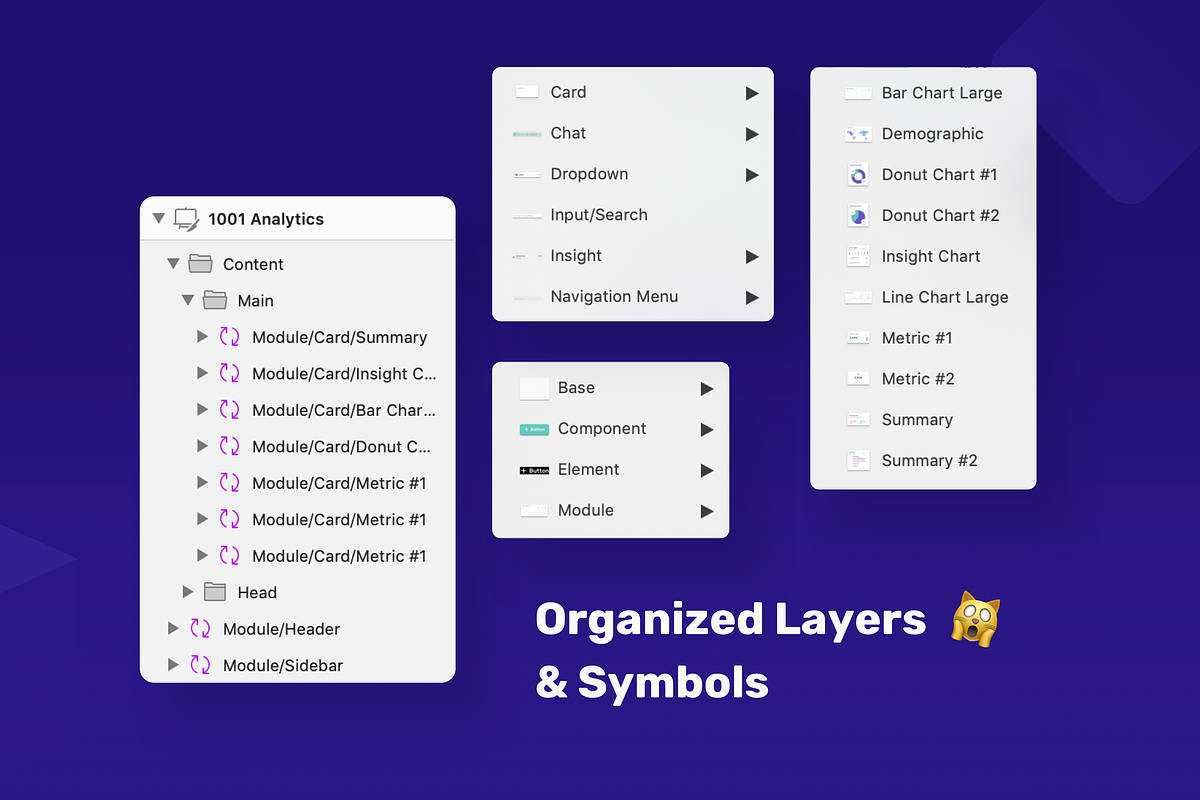 SociaPlan : Dashboard UI Kit, an UI Kit Template by Designspace (Photo 4 of 6)