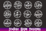Zodiac shirt bundle, while files, a Pattern Graphic by Etcify (Thumbnail 1 of 3)