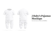 Baby Pajamas Mockups, an Apparel Mockup by rebrandy (Thumbnail 2 of 10)