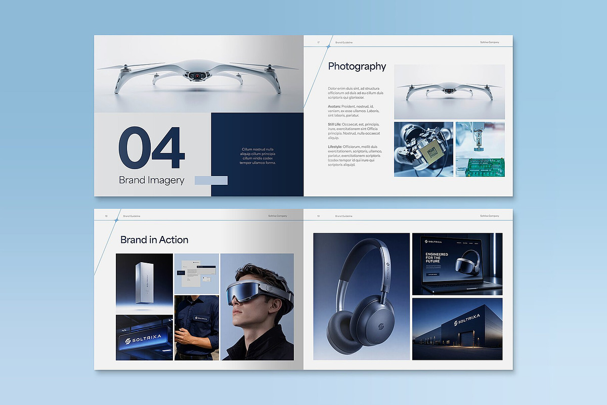 Corporate Brand Guidelines Template, a Brochure Template by BrandPacks (Photo 6 of 7)
