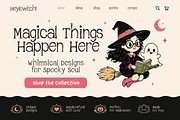 Heylowitch - Playful Halloween Font, a Handwritten Font by figuree studio (Thumbnail 8 of 10)
