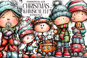 Whimsical Christmas Elf Clipart, an Illustration by Daily.Designs (Thumbnail 1 of 5)
