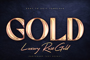 Rose Gold Text Effects, a Layer Style Add-On by Andrew Skoch Design (Thumbnail 3 of 9)