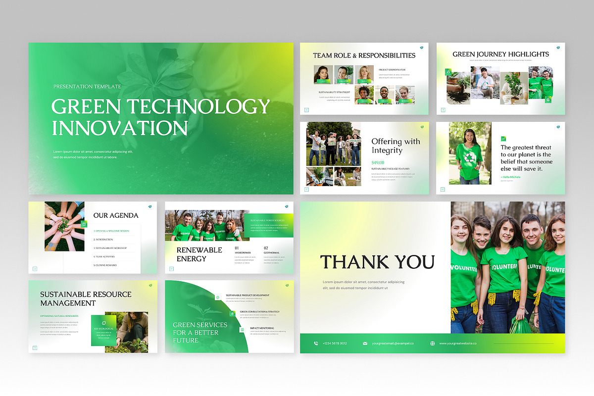 Gradient Color Presentation PPT, a Presentation Template by Antstheme (Photo 3 of 4)