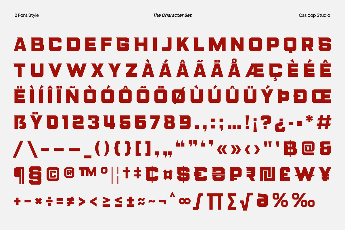 234 Sec – Sport Headline Display, a Sans Serif Font by Casloop Studio (Photo 4 of 10)
