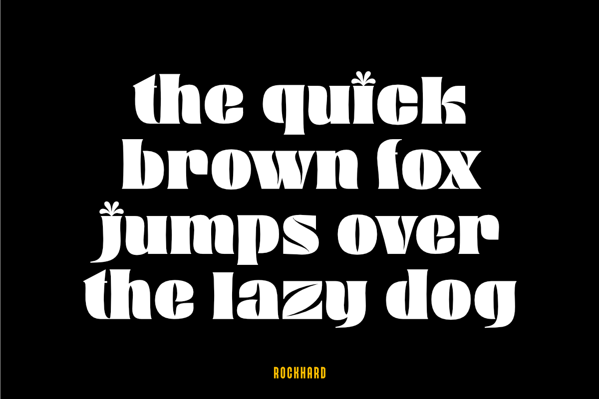 Rockhard - A Display Typeface, a Serif Font by Silverdav (Photo 3 of 10)