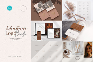 CANVA Modern Logo Bundle