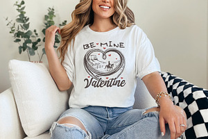 Be Mine Valentine PNG, Retro