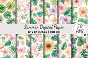 Summer Digital Paper, a Pattern Graphic by Digital Artistic99 (Thumbnail 1 of 7)