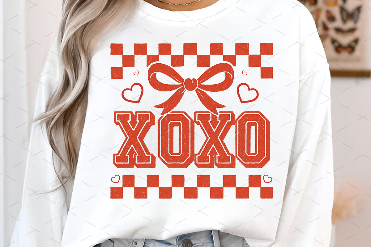 Retro Xoxo Coquette Valentines Desig, an Illustration by Libby Wishes (Photo 7 of 7)