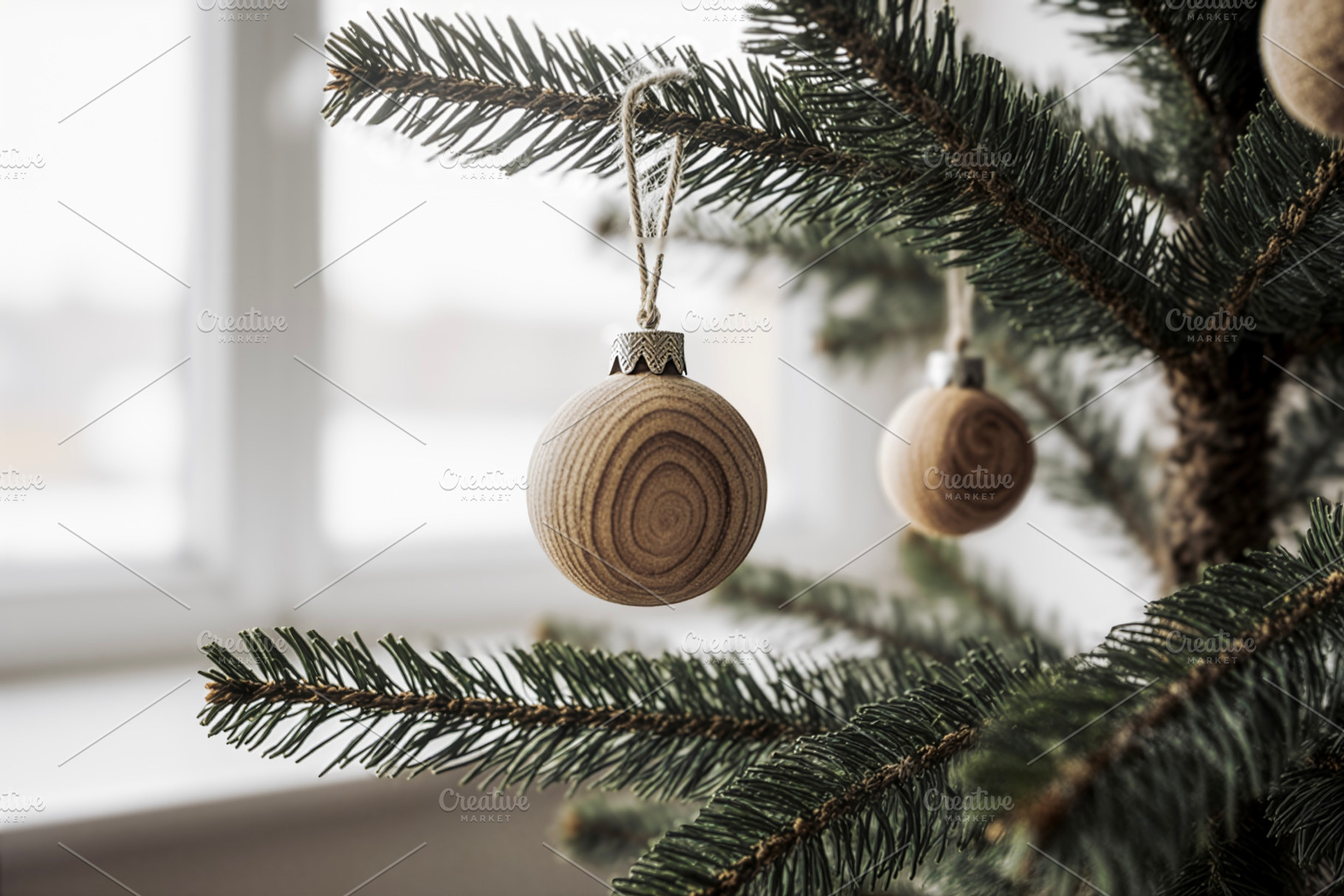 Wooden Christmas Ornament, a Photo by rarrarorro