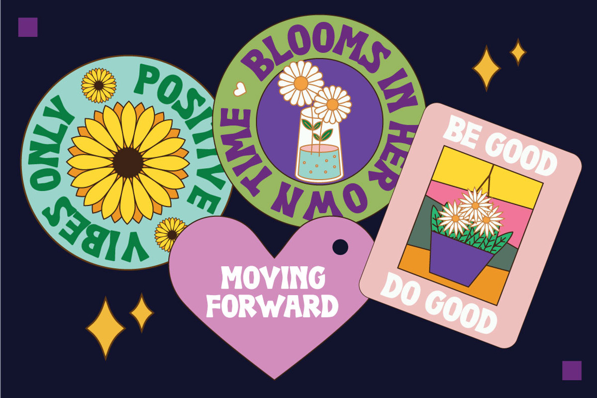 Magic Blooms, a Font by caocastudio (Photo 3 of 5)