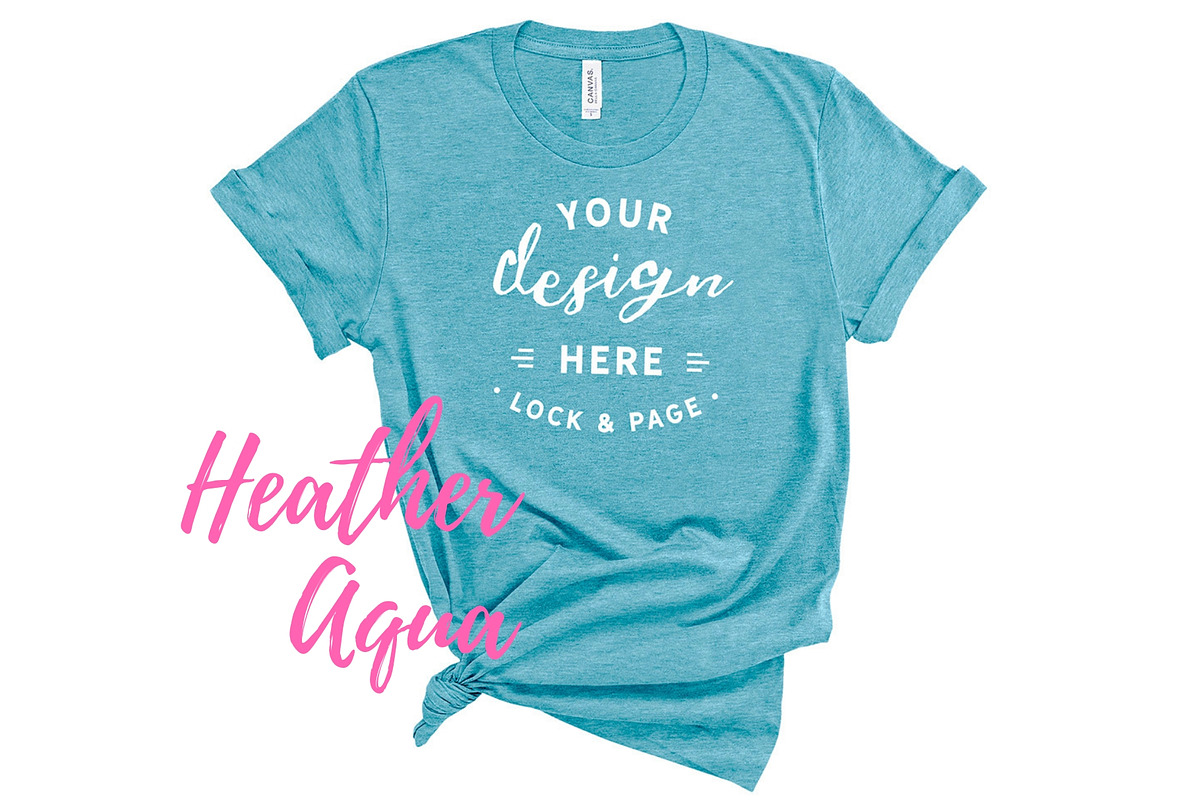 Bella Canvas TShirt Mockups On White, a Shirt Mockup by lock and page (Photo 88 of 92)