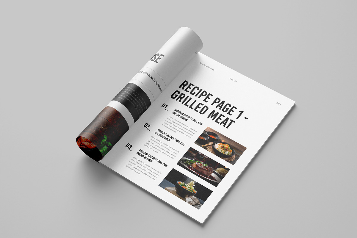Cookbook Template, a Brochure Template by Spark_Creative (Photo 7 of 12)