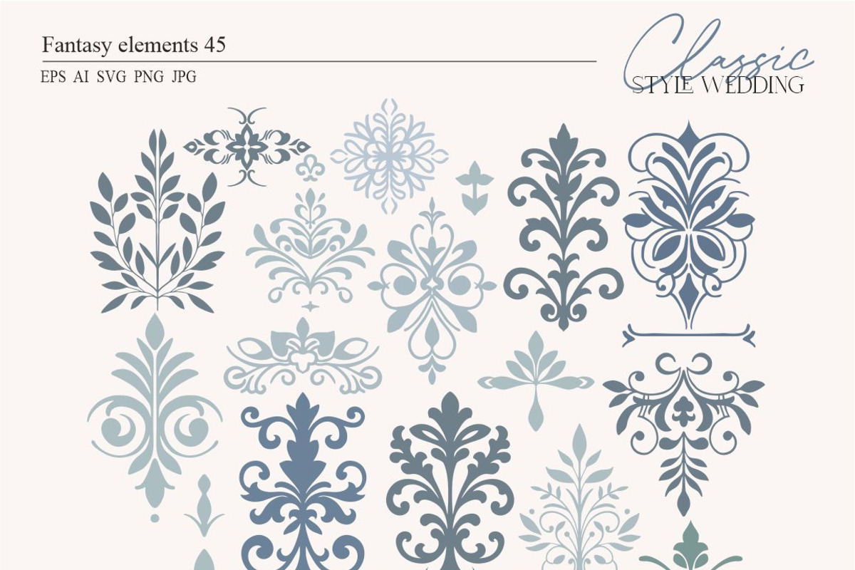 Classic Style Wedding, an Object Graphic by Collection by VY (Photo 6 of 15)